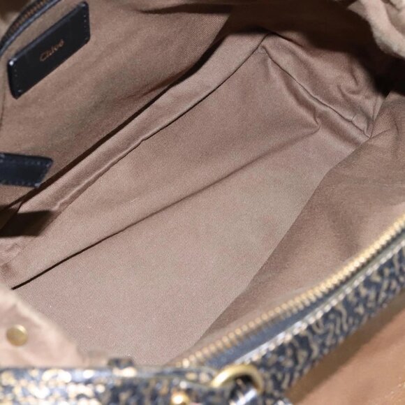 Chloe Hand Bag Leather 2way Gold - Picture 13 of 15